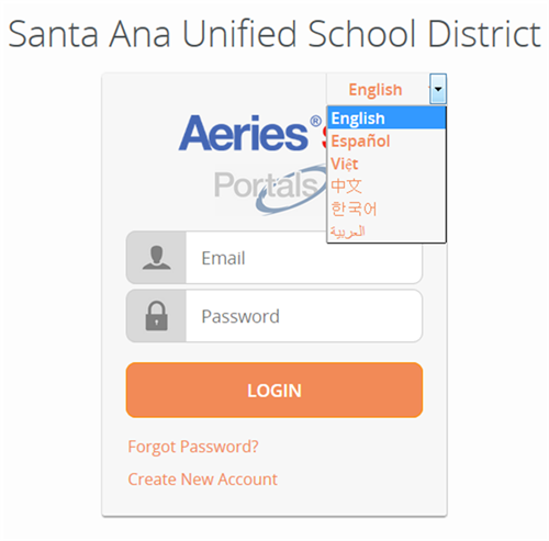 Aeries Parent/Student Portal 
